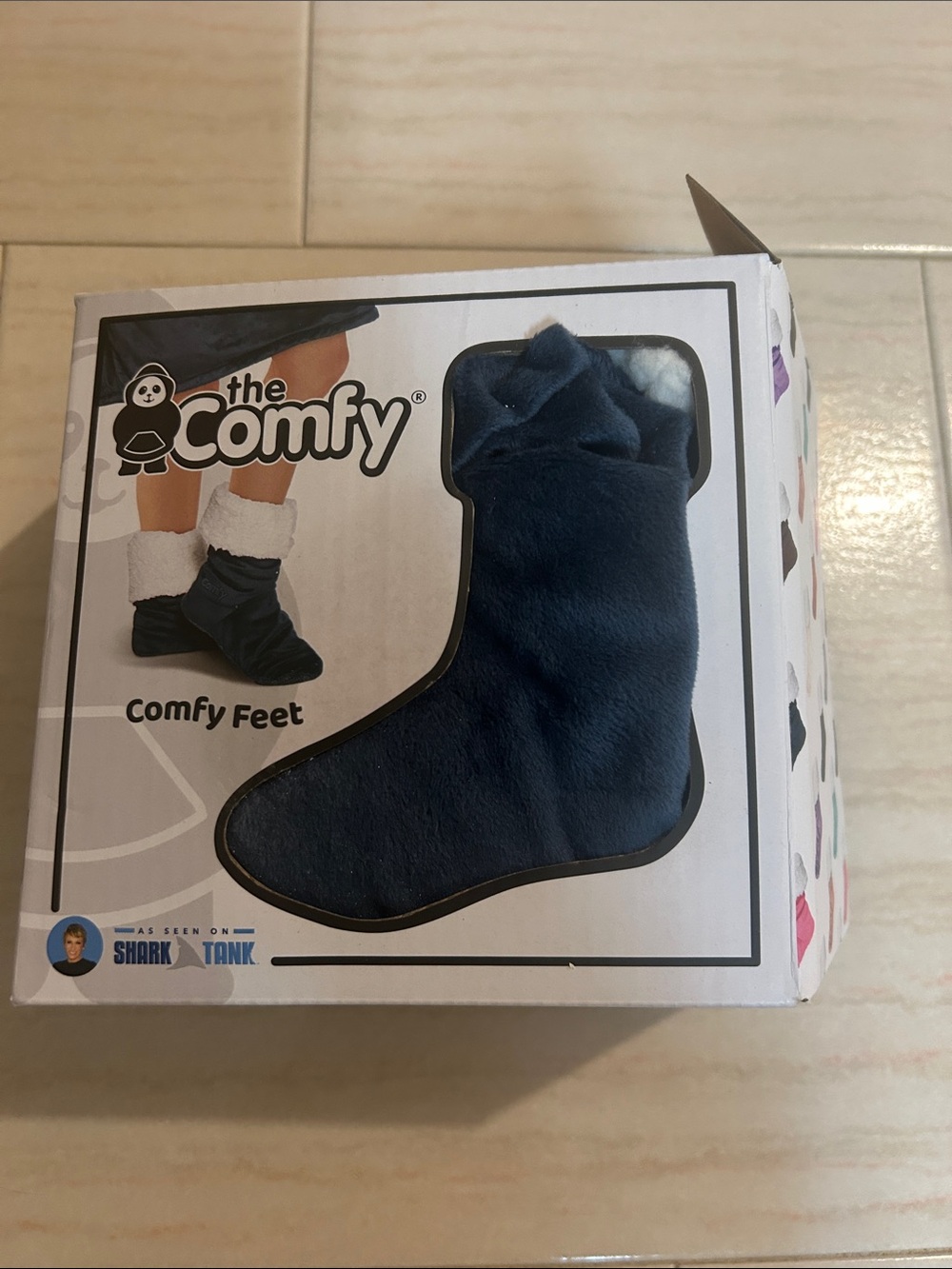 The Comfy Navy Cozy Bootie Socks